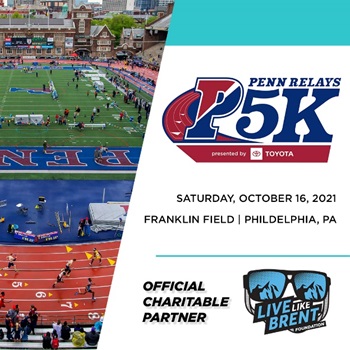P5K Penn Relays - shot of sports field and athletes